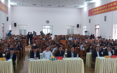 Hội nghị tiếp xúc giữa Đại biểu HĐND tỉnh Thanh hóa với Cử tri huyện Yên Định